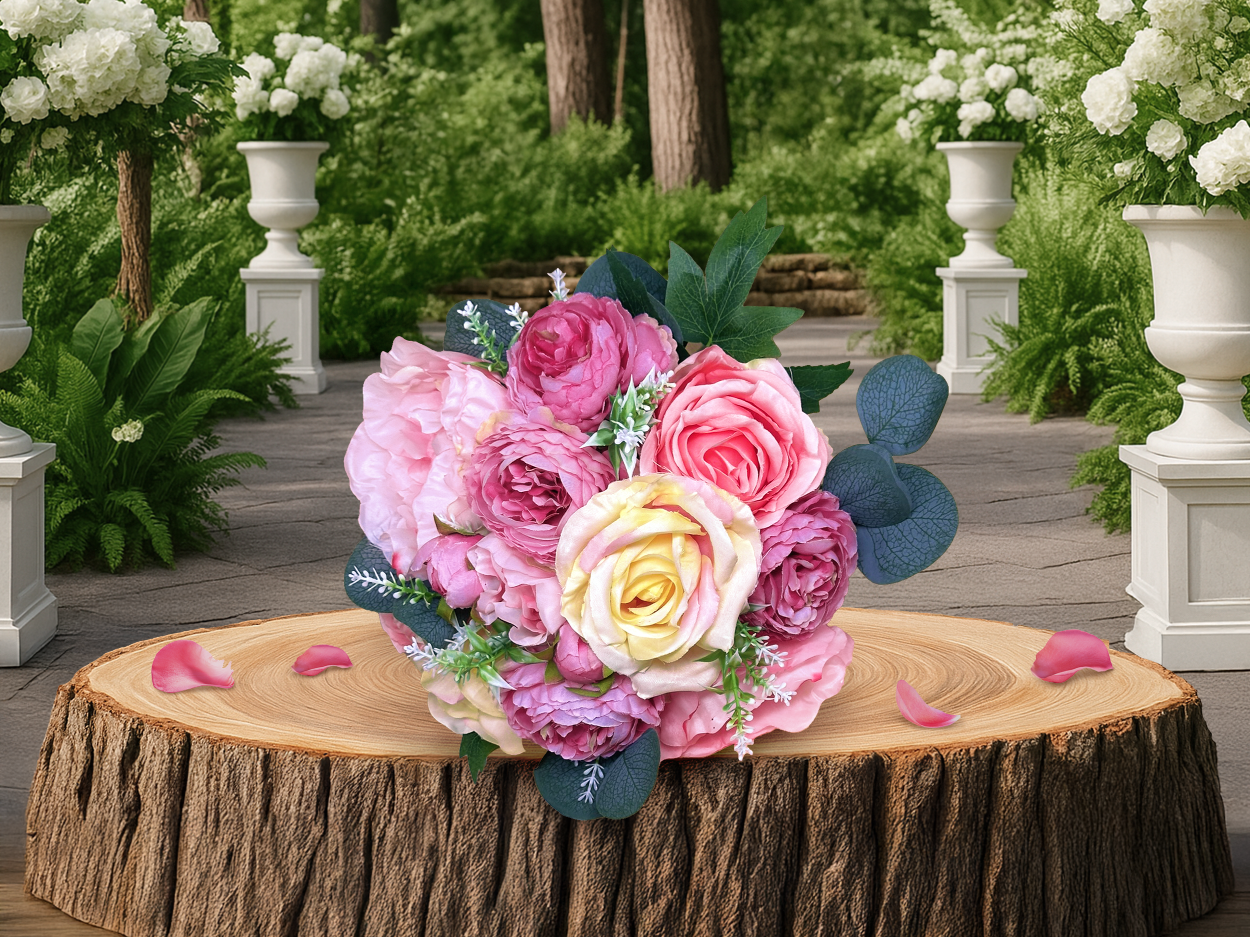 Peachy Pink Bridesmaid Angle Solo.png