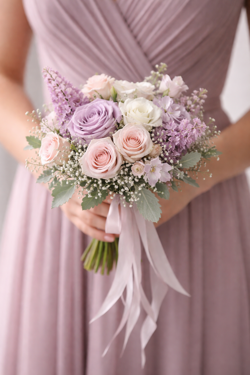 Lilac Whispers Bridesmaid Bouquet
