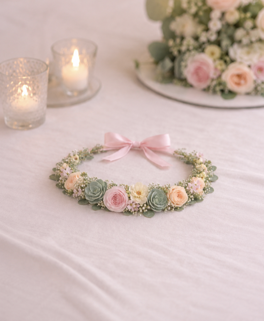 Pretty in Pastel Flower Crown