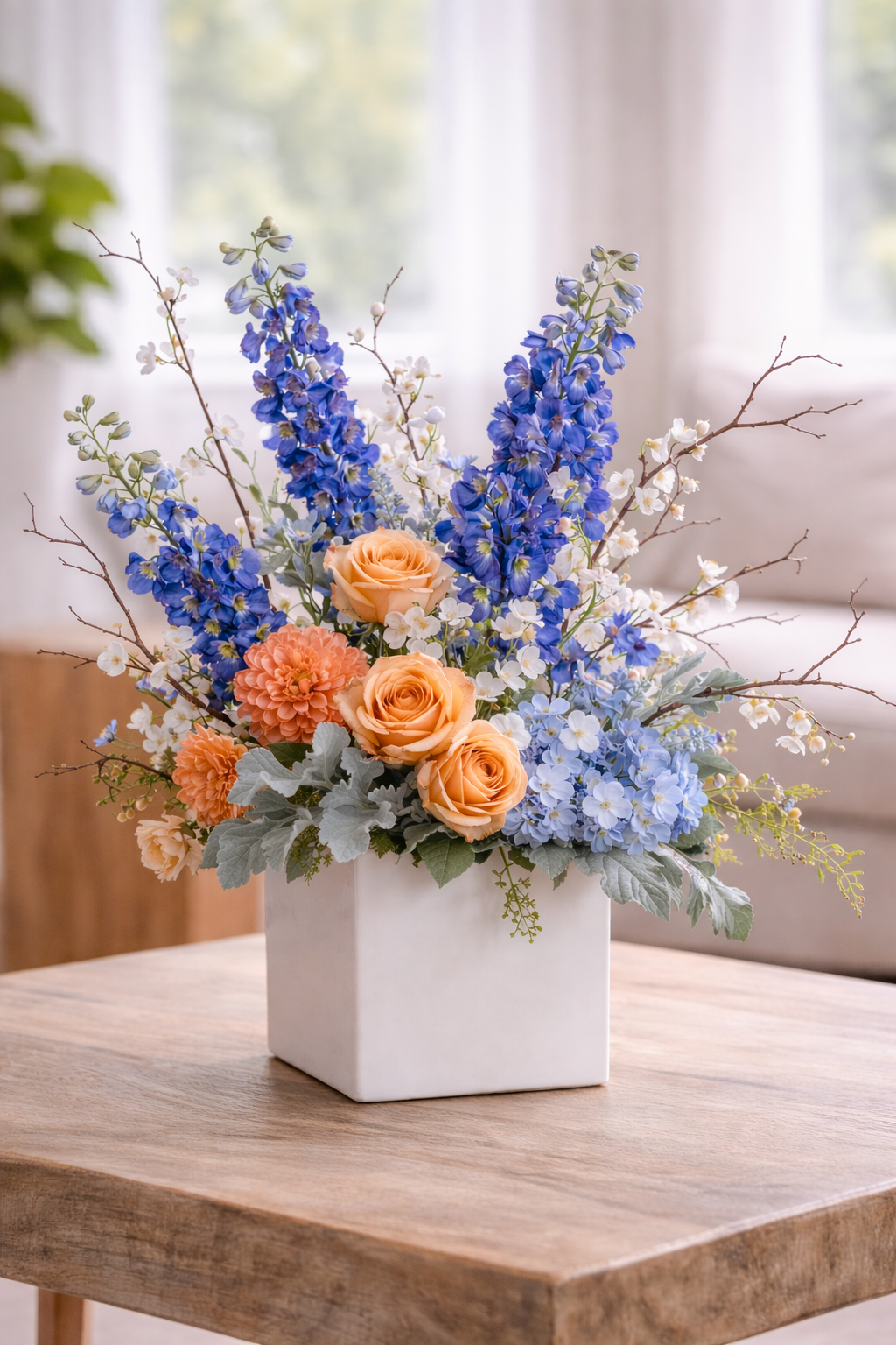 Azure Garden Whispers