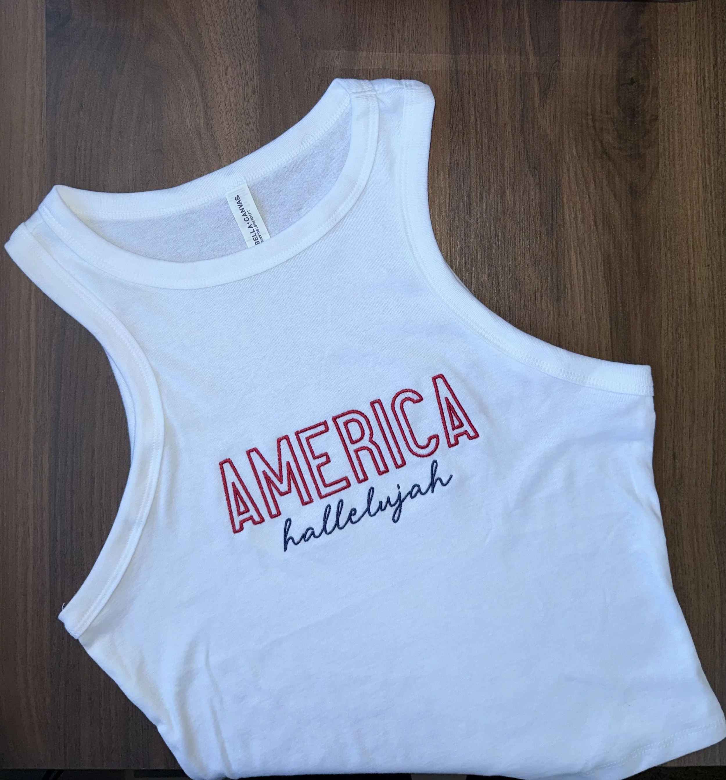 America Hallelujah - Racerback Tank