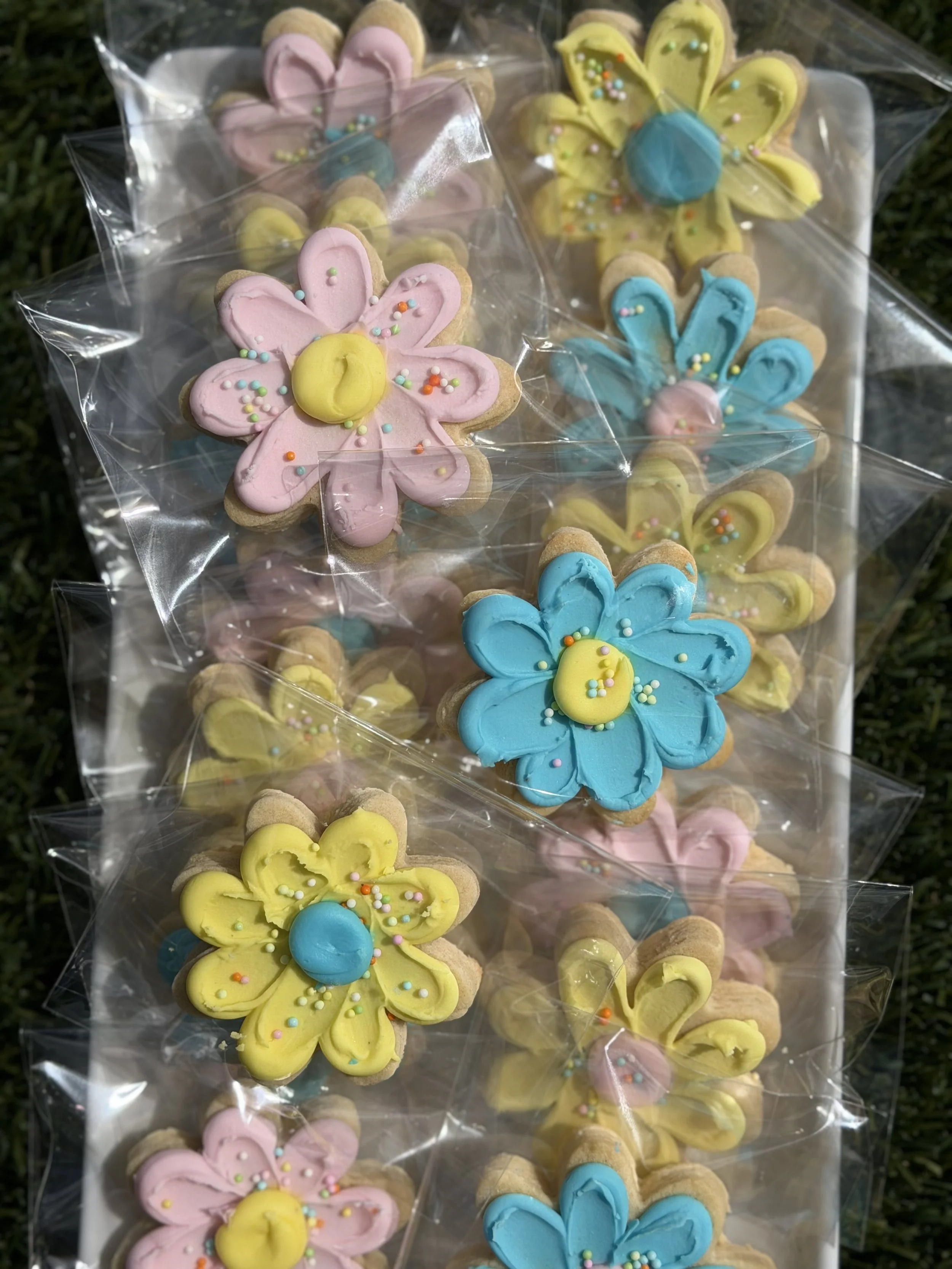 Sugar cookies with royal icing 
