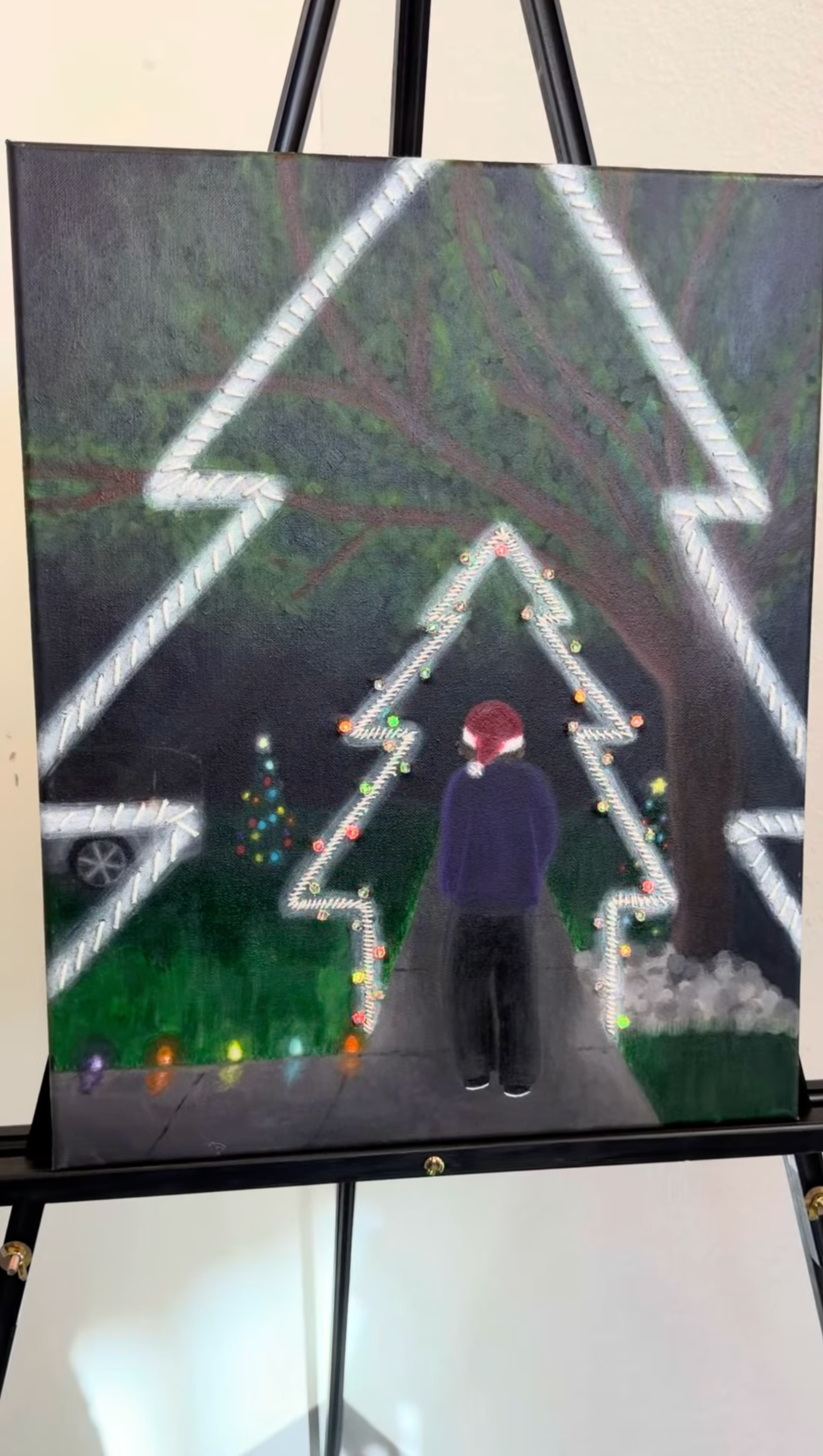 Painting by Lindsay