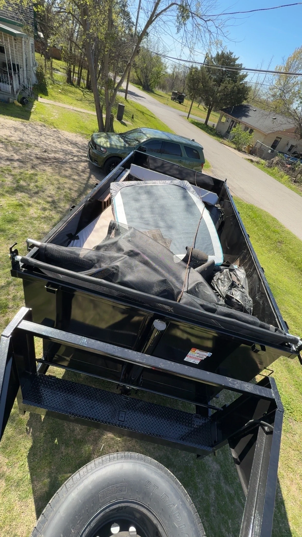 16 yd dumpster trailer