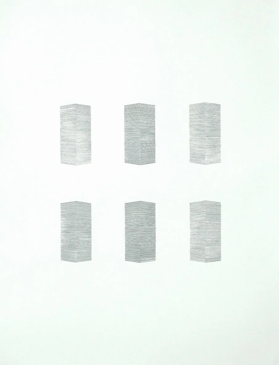 Fade Away, 2005
Carbon copy drawing, 60 x 40m