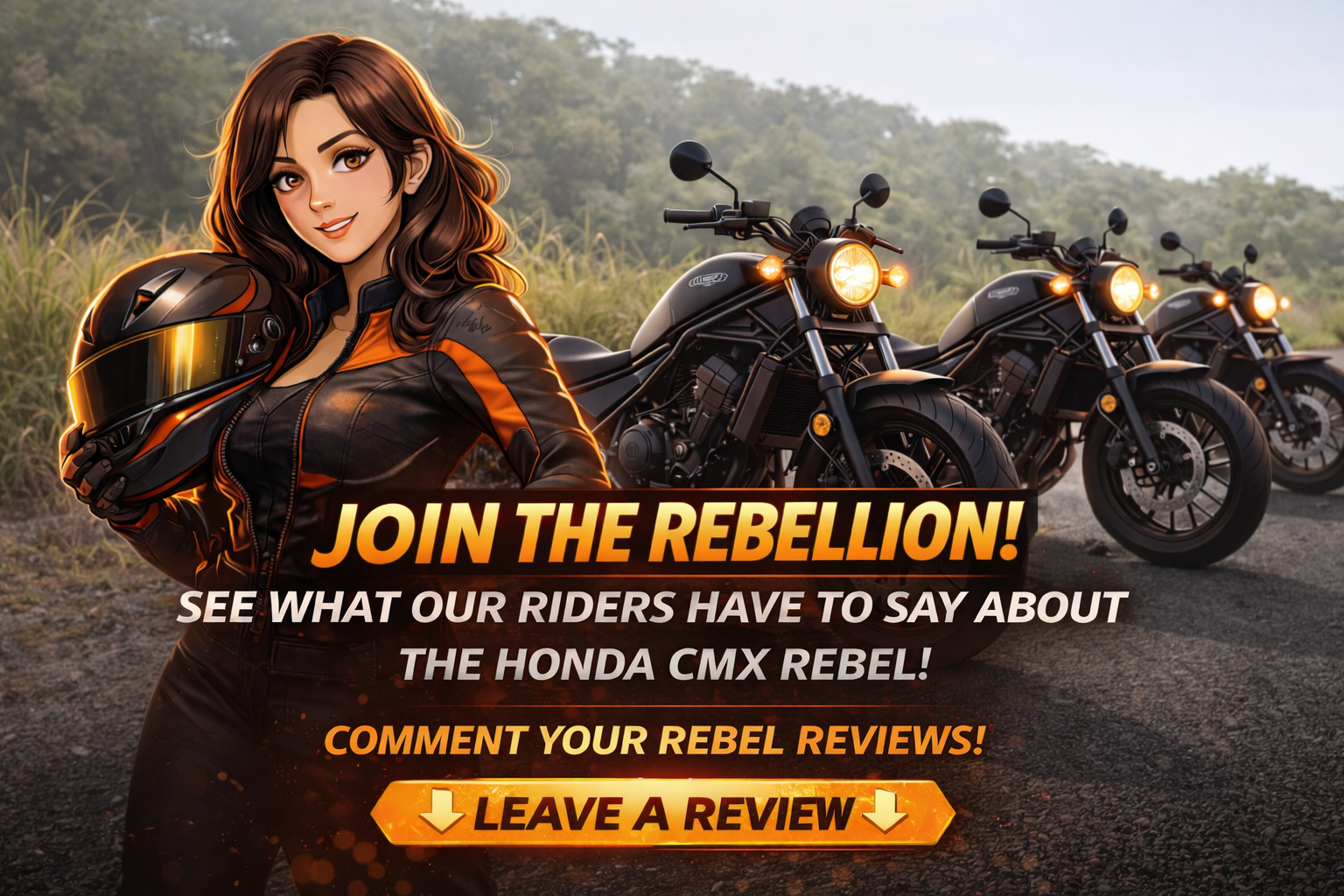 Join the rebellion: see what our riders have to say about the Honda CMX