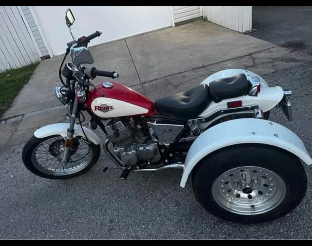 Honda Rebel 250 Trike Conversion photo 2