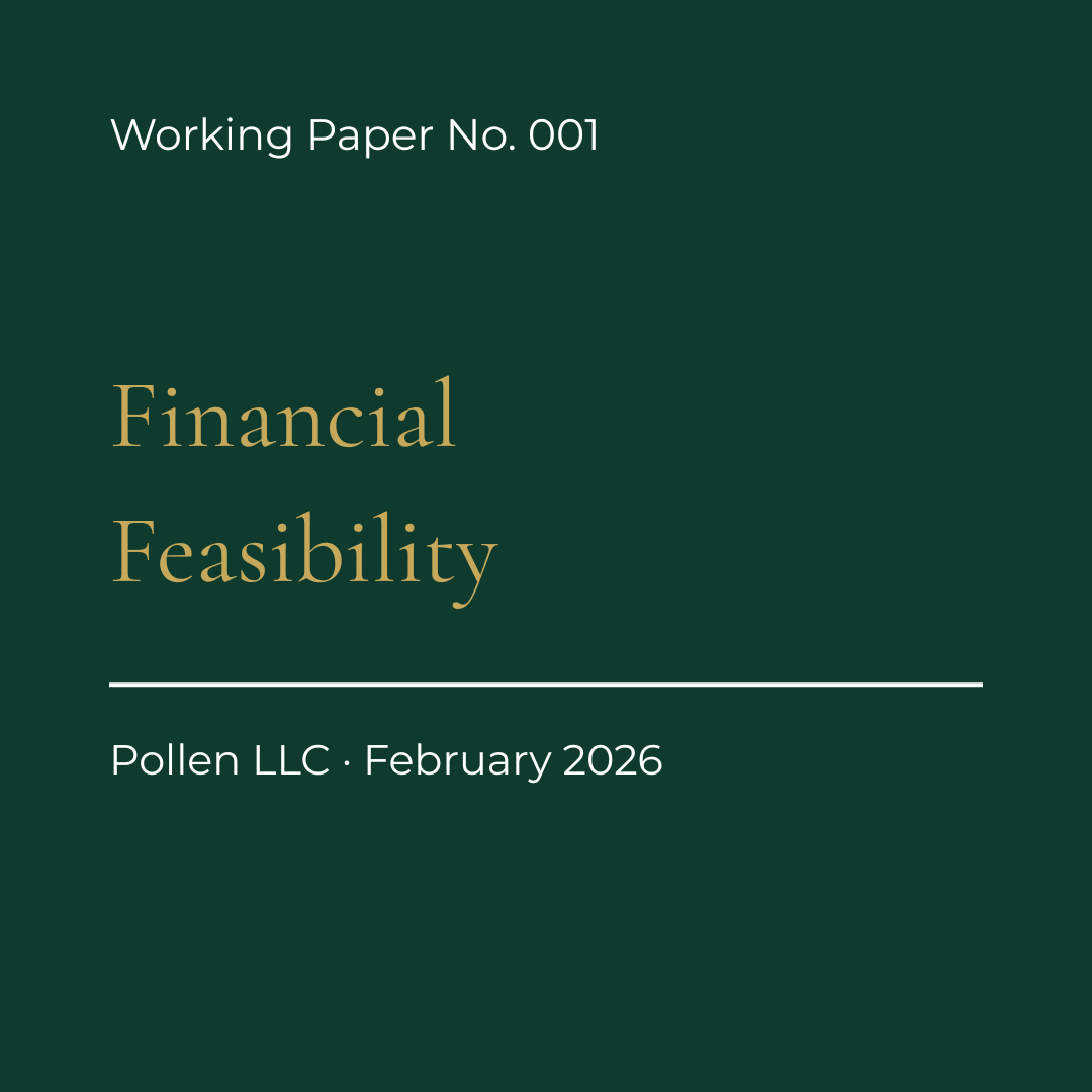 Financial Feasibility Framework for Mission-Driven Infrastructure