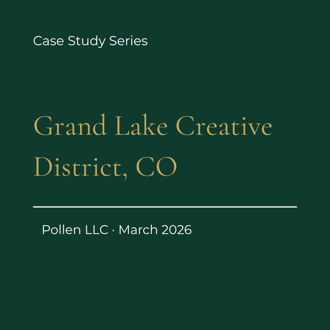 Grand Lake Creative District: Affordable Housing and Creative Economy Financial Modeling