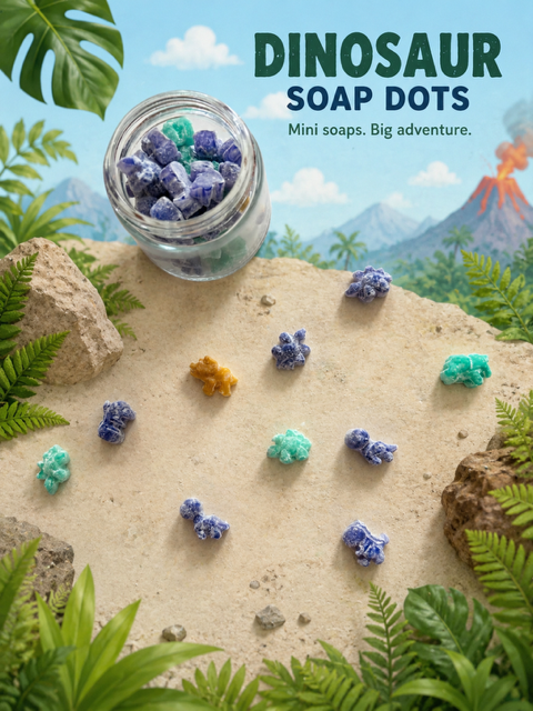 Dinosaur Soap Dots 🦕🦖