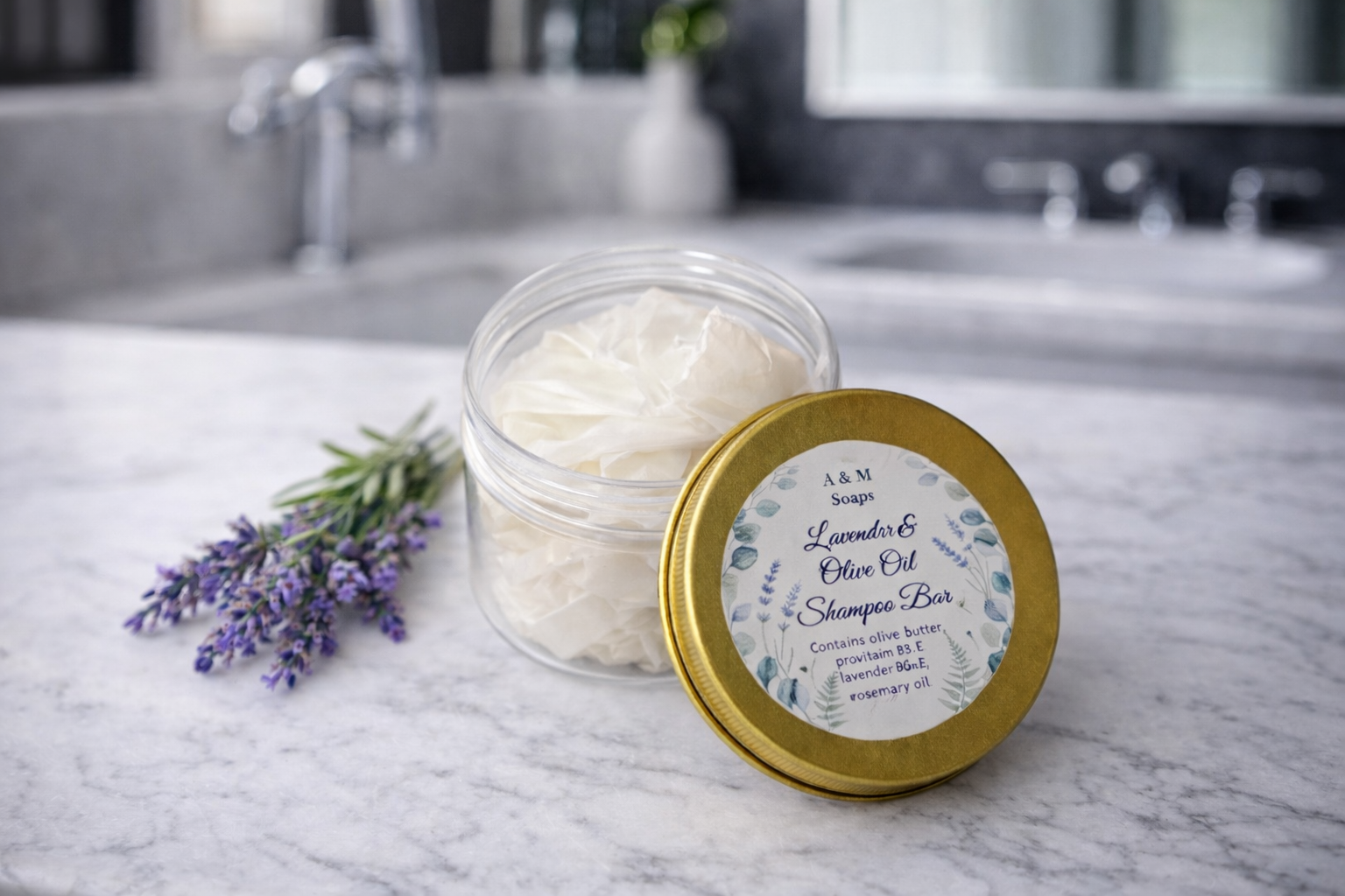 Lavender & Rosemary Shampoo Bars