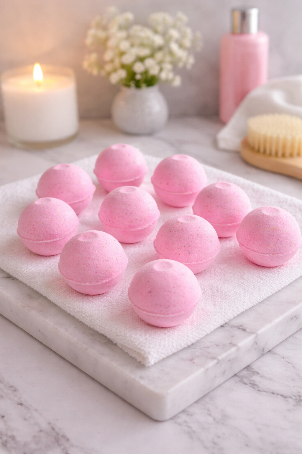 Raspberry Bliss Bath Bombs