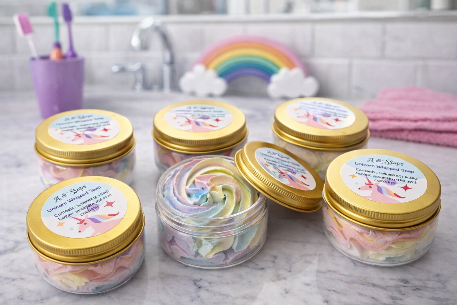 Unicorn Whipped Soap