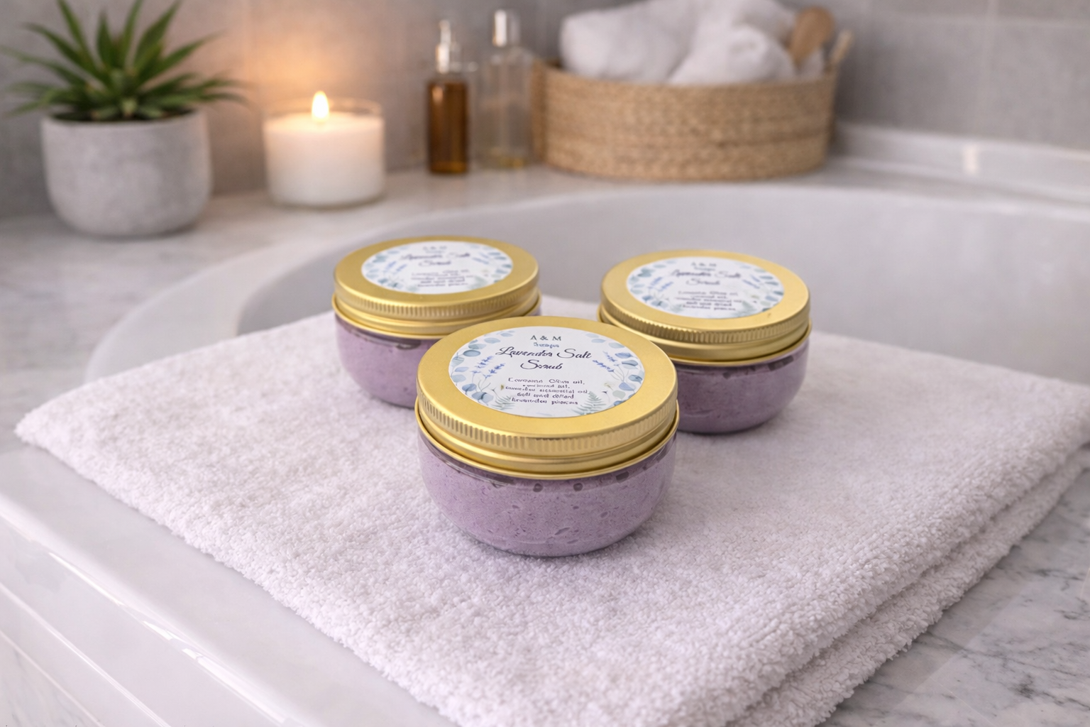 Lavender Exfoliating Body Scrub
