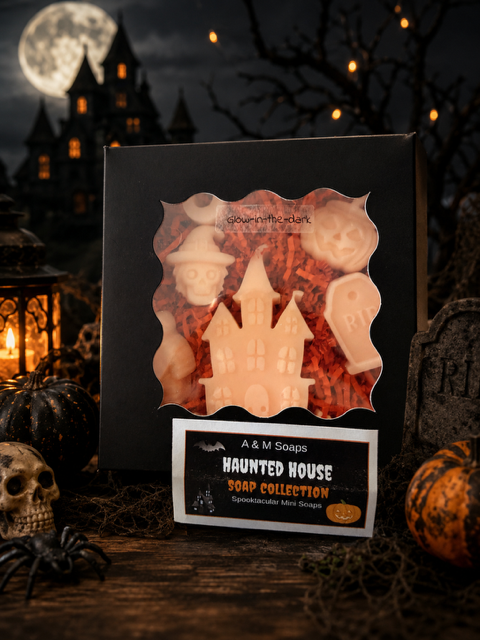 👻 A & M Soaps — Haunted House Glow-in-the-Dark Soap Collection