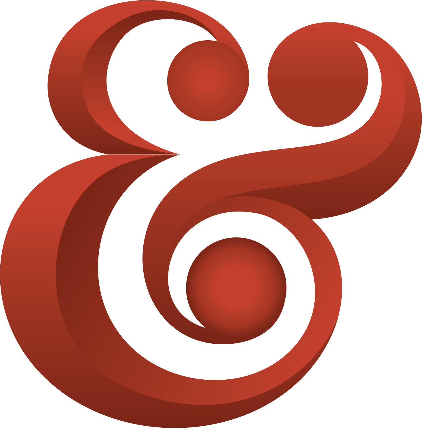 Red Ampersand