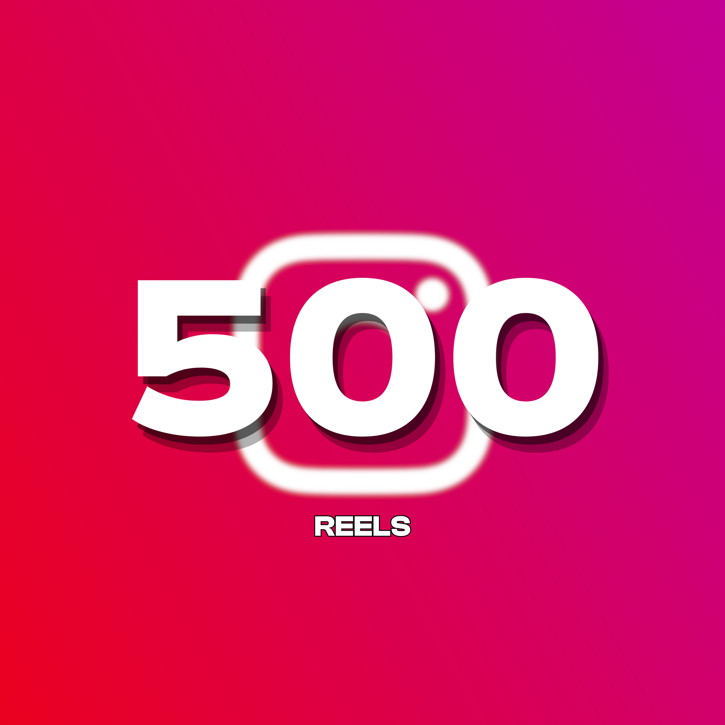 Social Seeding — 500 Reels
