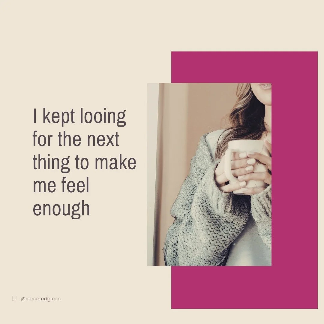 I kept looking for the next thing to make me feel ready.
Another certification. Another system. Another website.
To make me feel enough.

Six years of spinning wheels and somewhere in the quiet of turning 46 &mdash; something shifted.

Not dramatical