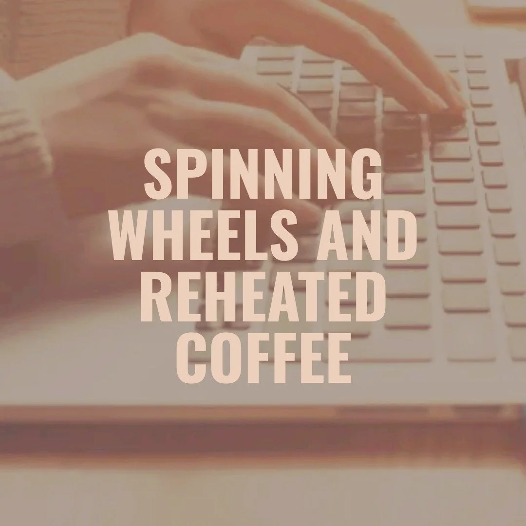 Spinning wheels.
Reheated coffee.
Learning to stop pushing.

I wrote about it this morning.

It may take time.
But I&rsquo;m finally willing to move at the pace my life requires.

If you&rsquo;re in a season of untangling your own pace, I shared the 