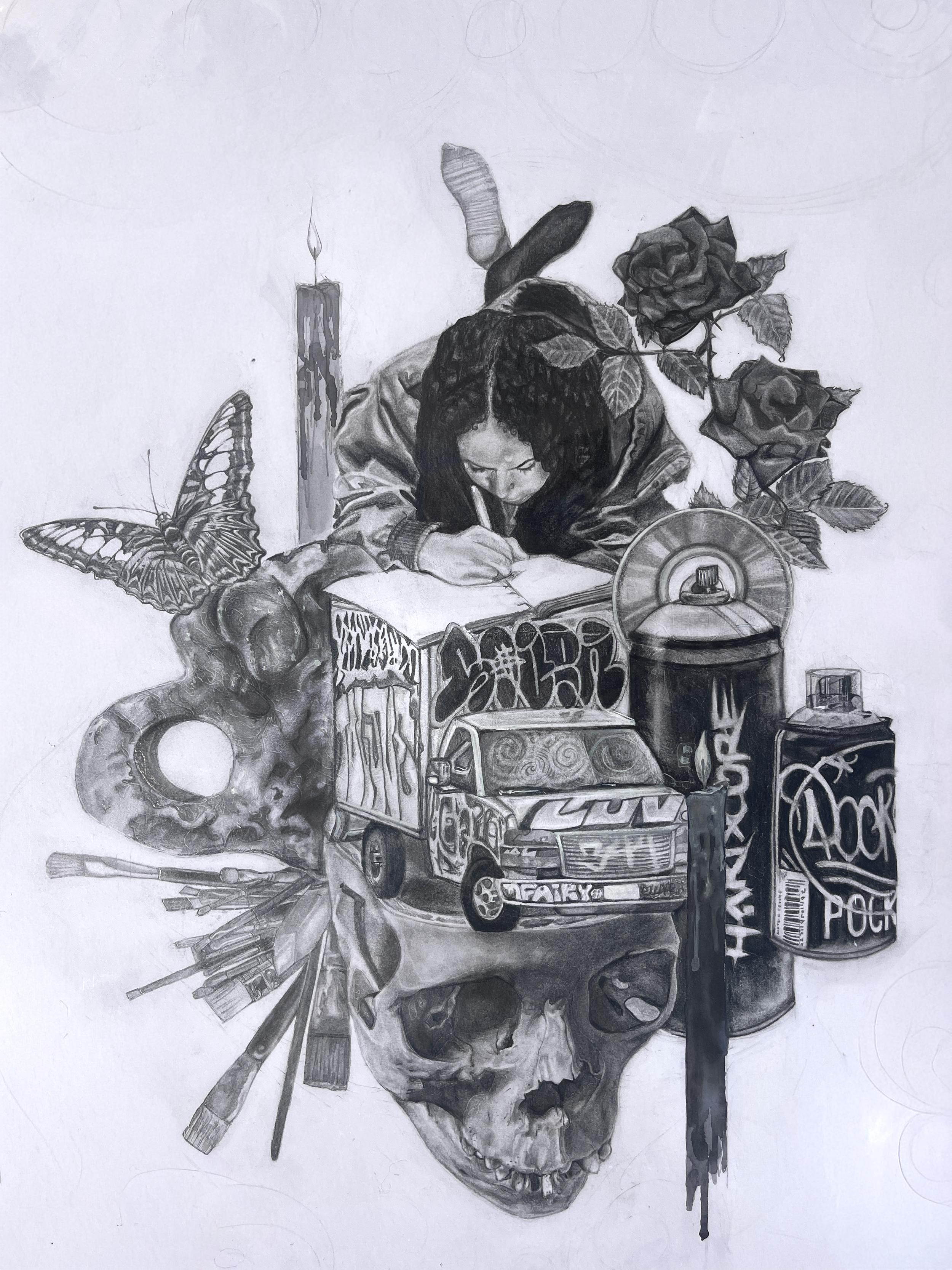 19, Graphite & Ink , 2024