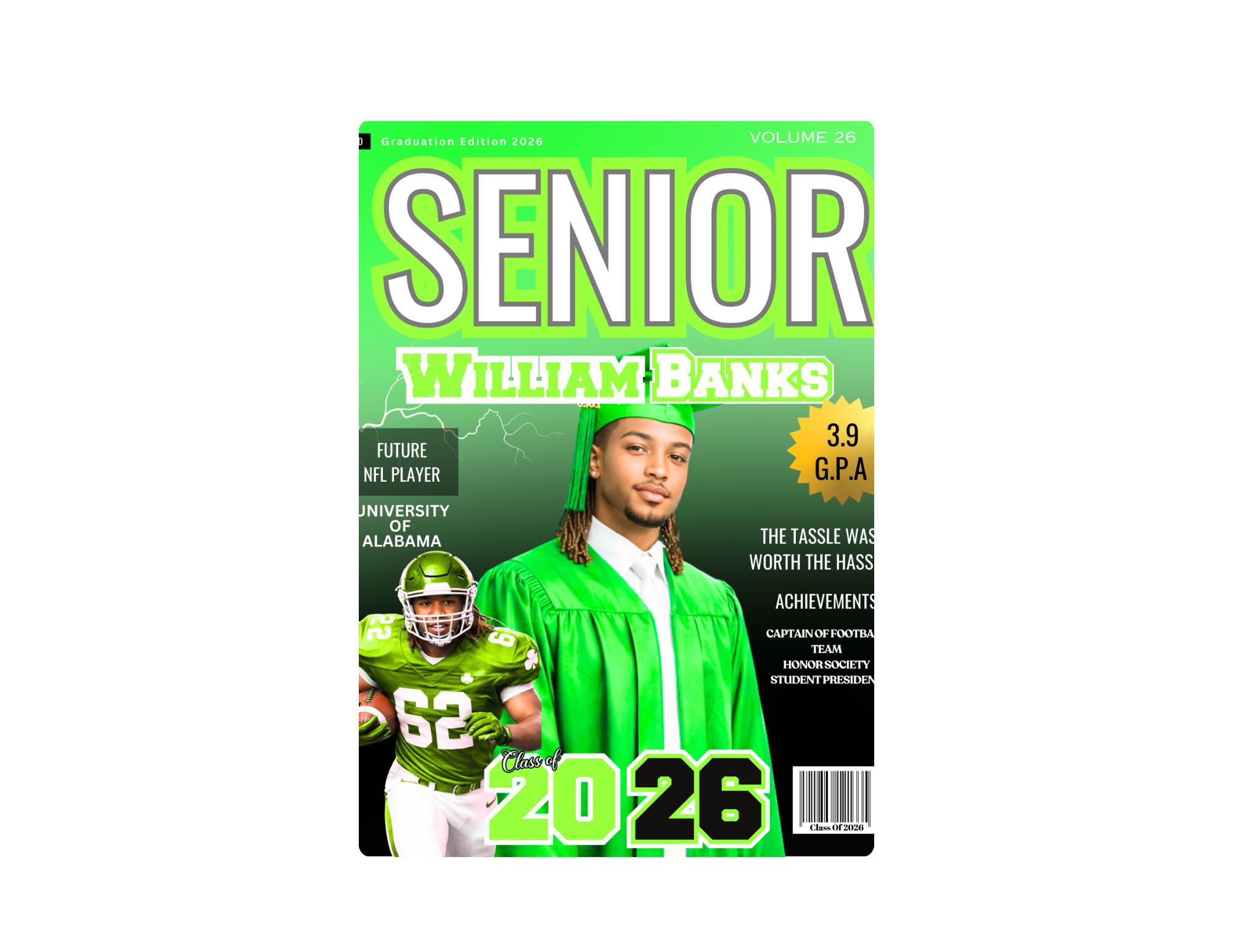 Class of 2026 Magazine Cover Flyer (5 qty)
