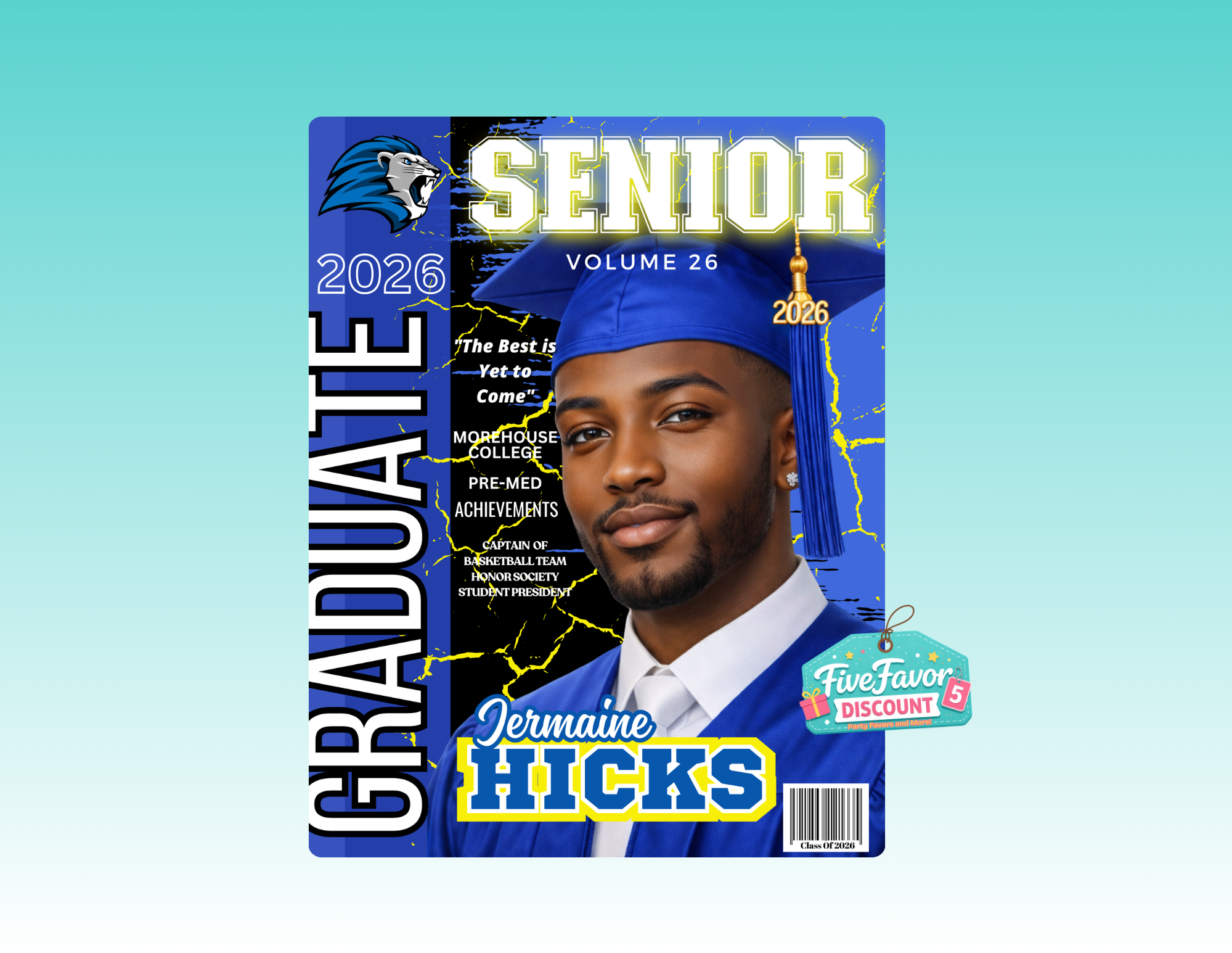 Class of 2026 8x10 Magazine Cover Flyer (8 qty)
