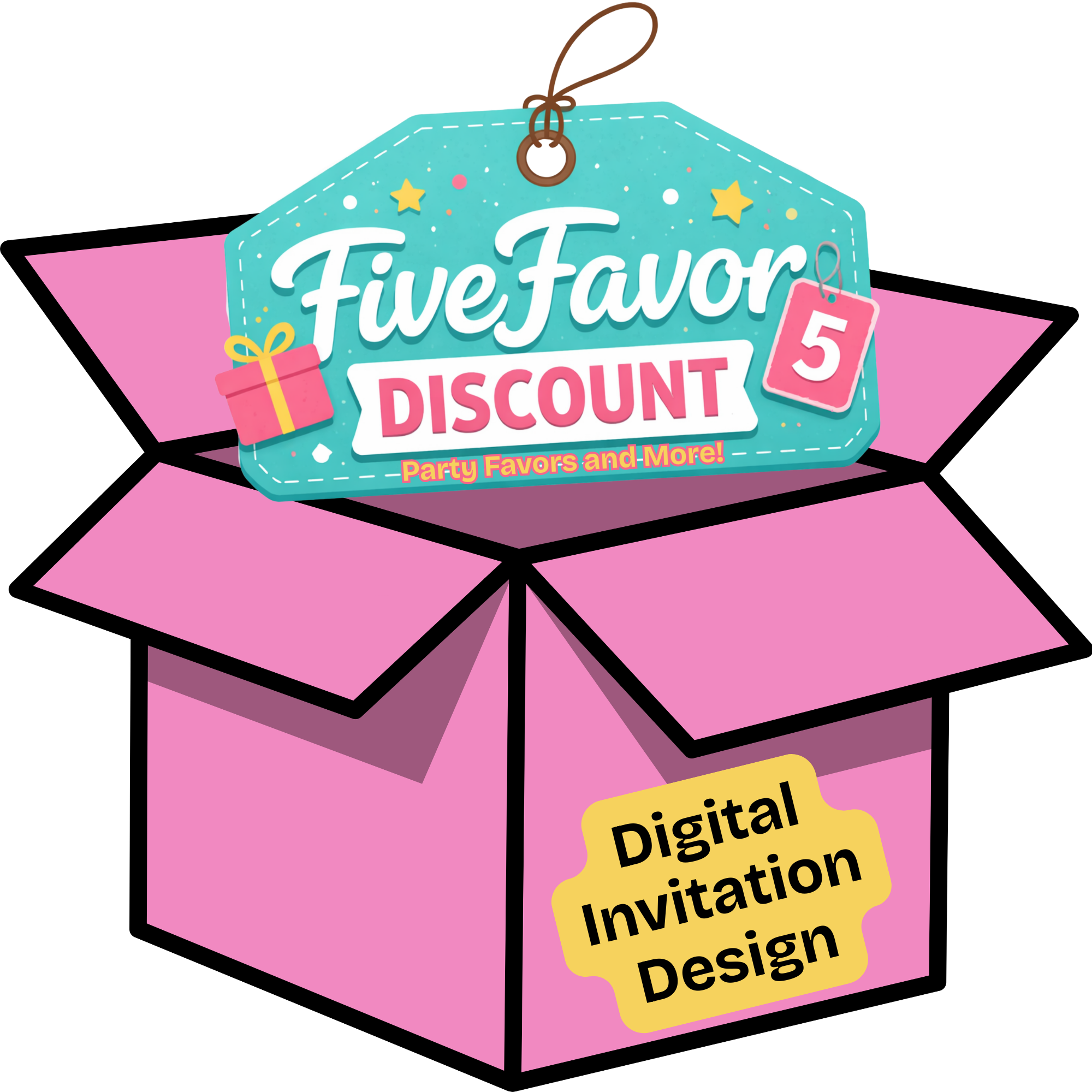 Digital Social Media Invitation — Designed for Sharing