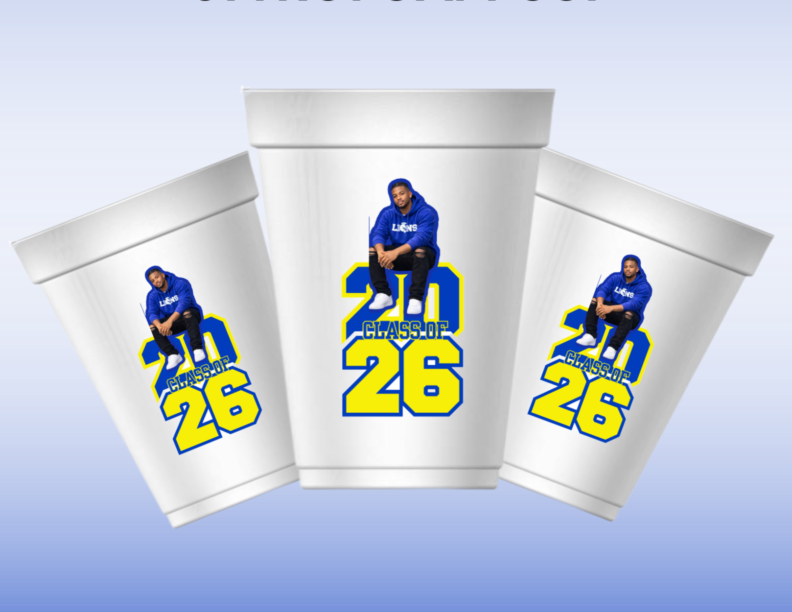 Stadium 16 oz Plastic Graduation Cups (5 qty)