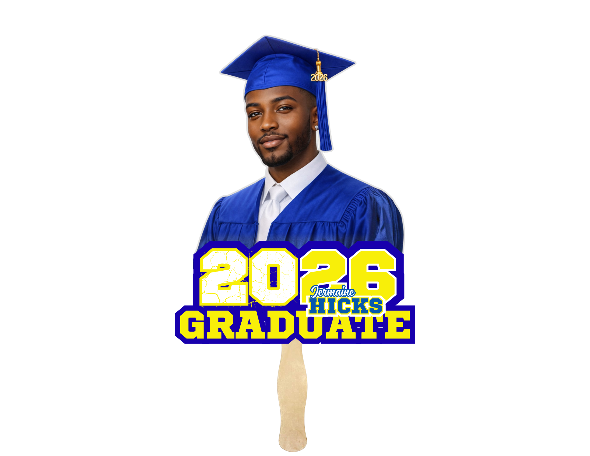 Graduation Fans Elementary to College (5qty)