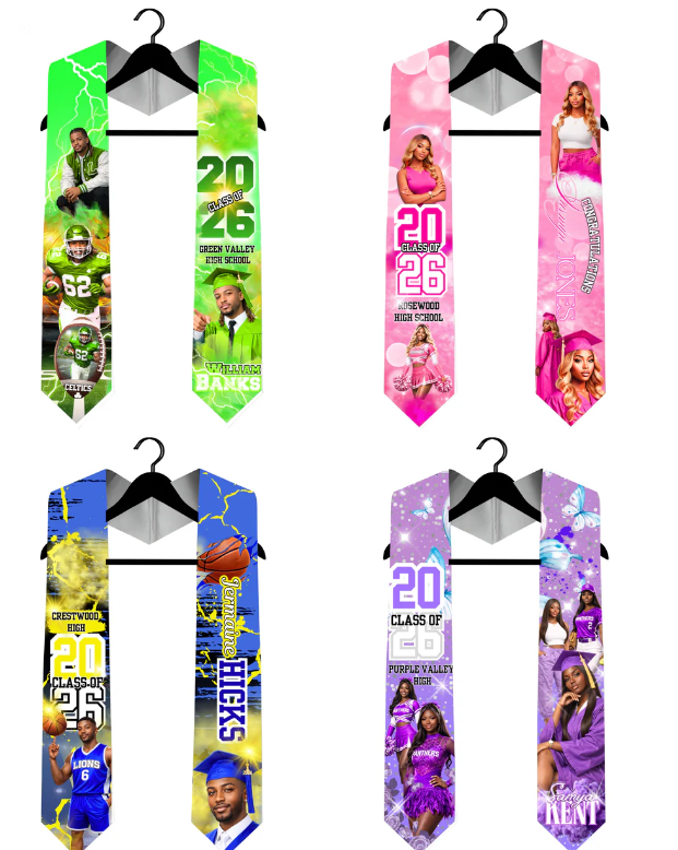 Personalized 2026 Graduation Stoles 70"