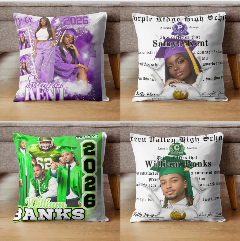 2026 Graduate Commemorative Pillow