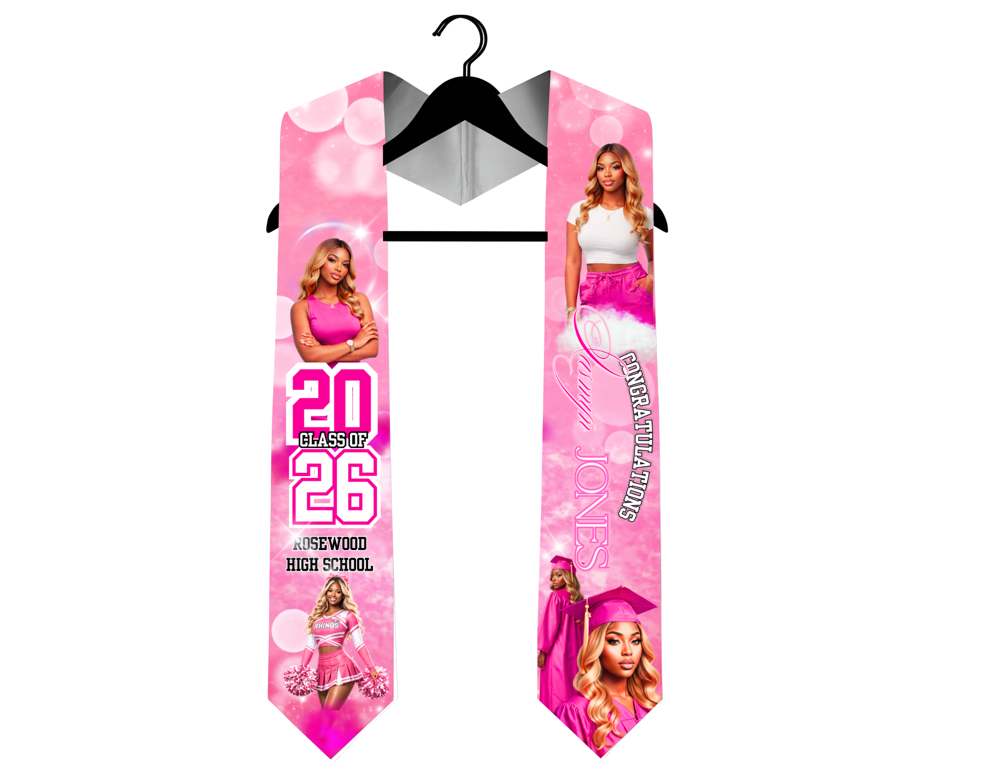 Personalized 2026 Graduation Stoles 70