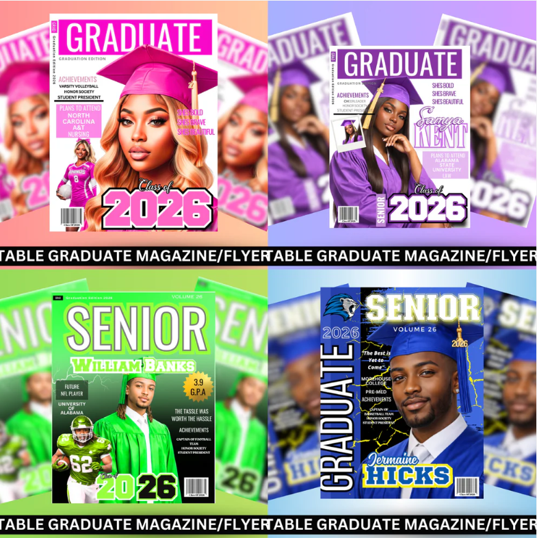 Class of 2026 Magazine Cover Flyer