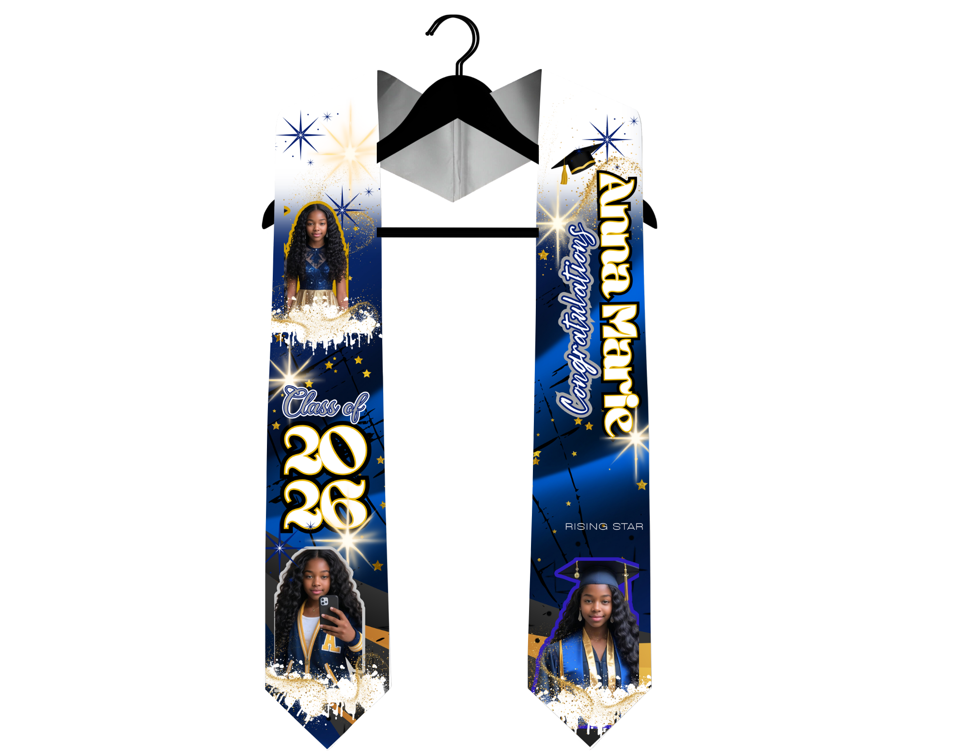 Rising Star Graduation Stole 70"