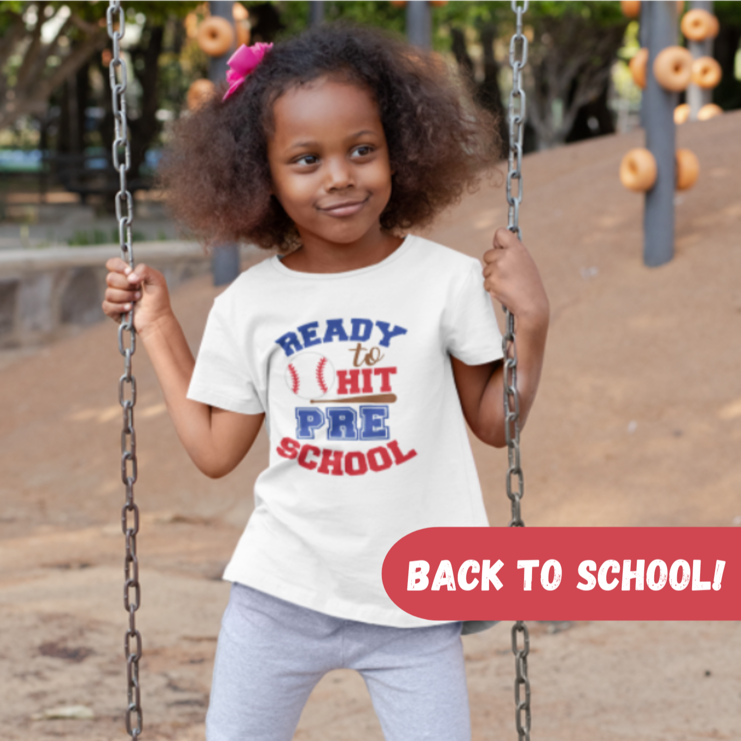 Ready to Hit School Kids T-Shirt