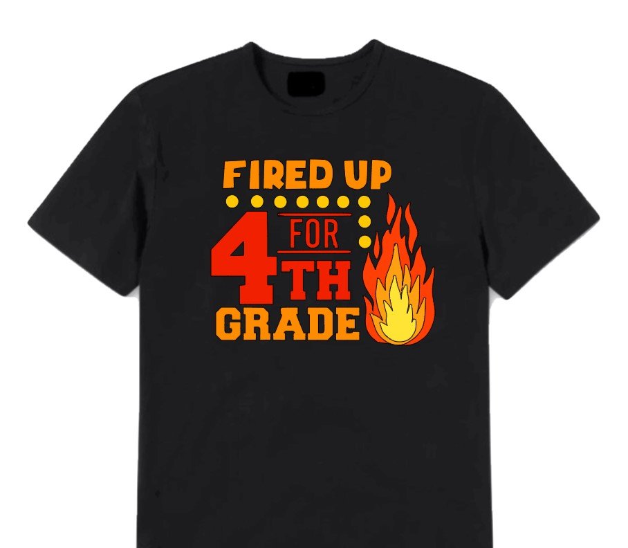 Fired Up for School Grade T-Shirt