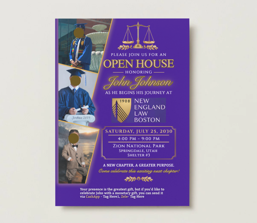 Customizable Open House Invitations Design and Print