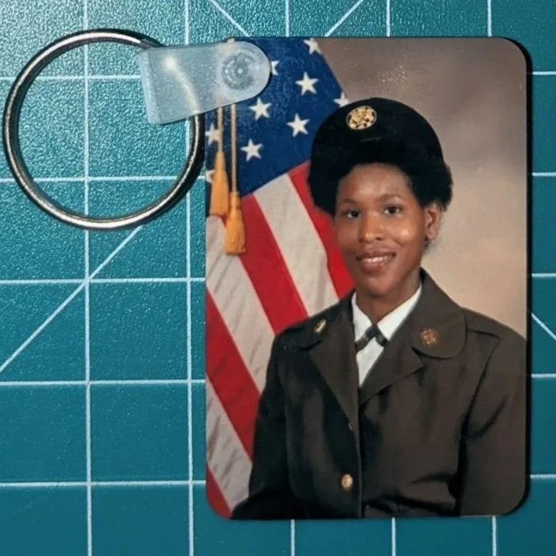 free key chain with photo restoration
