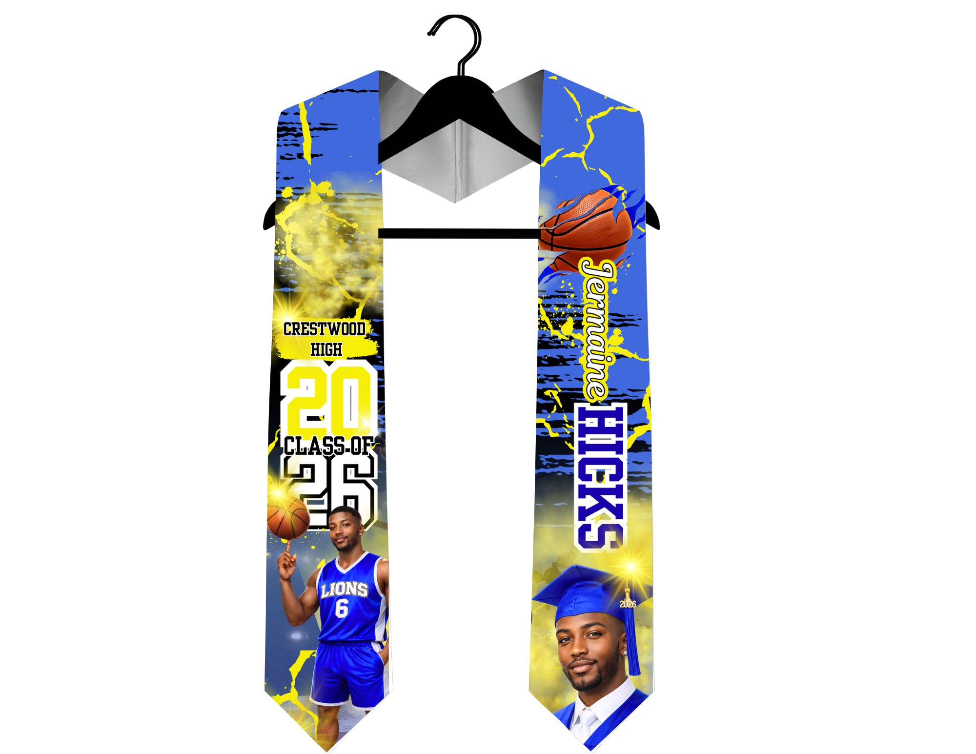 Personalized 2026 Graduation Stoles 70
