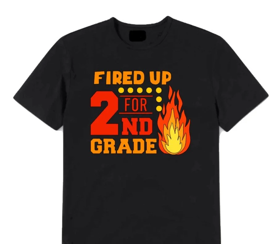 Fired Up for School Grade T-Shirt