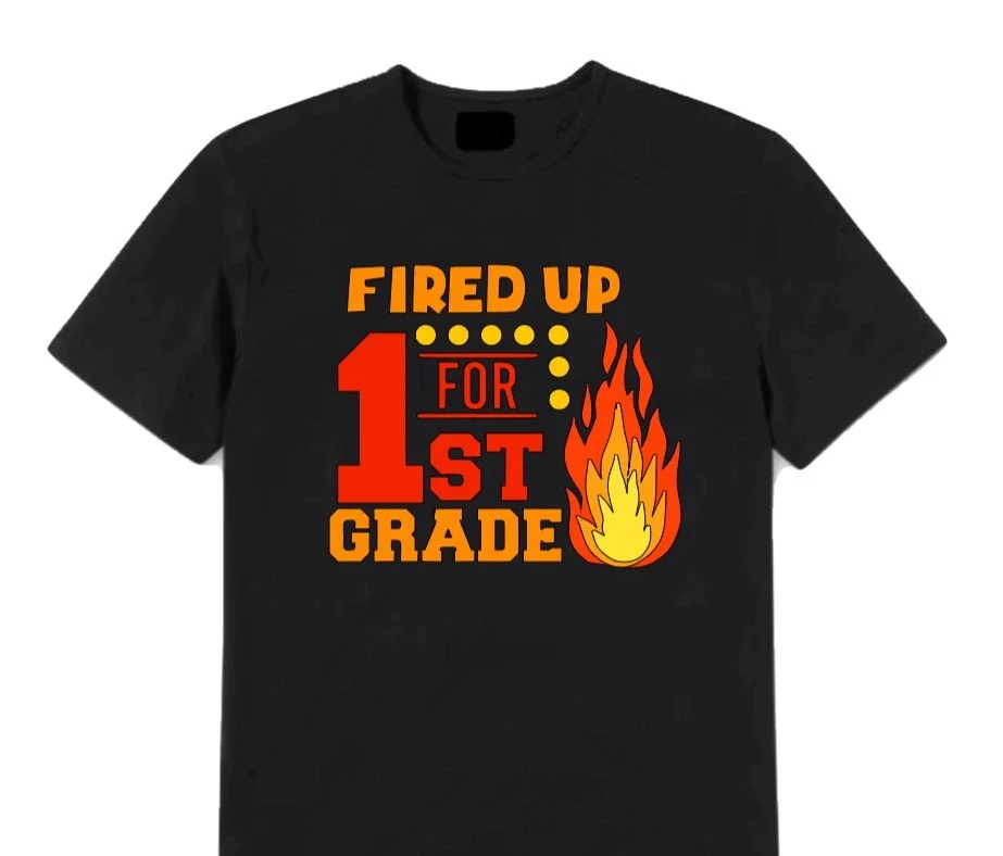 Fired Up for School Grade T-Shirt