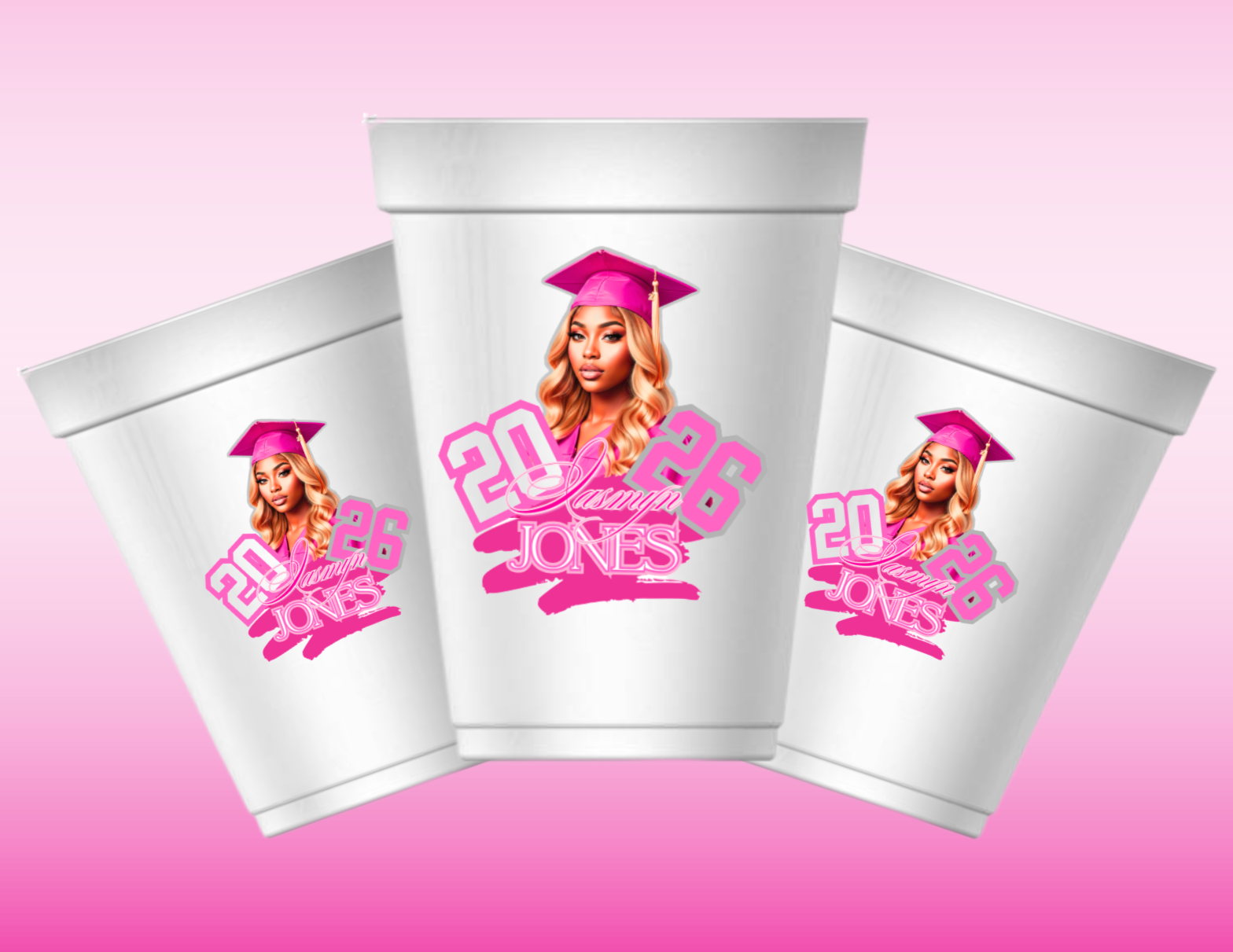 Stadium 16 oz Plastic Graduation Cups (5 qty)