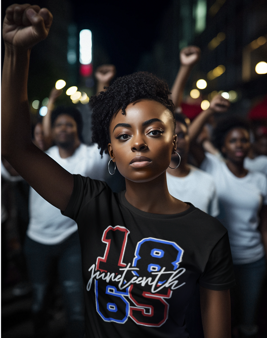Juneteenth red white and blue vibes