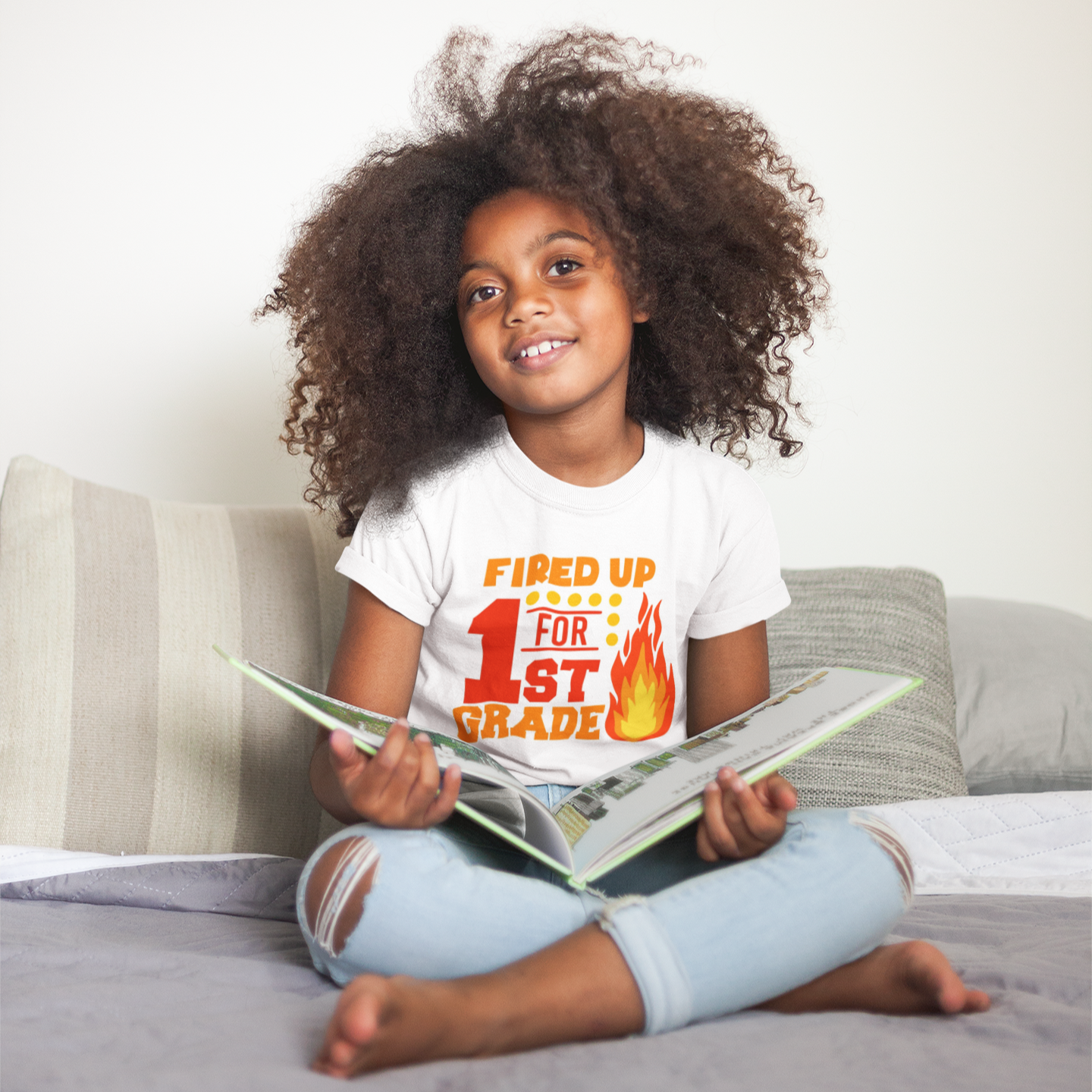 Fired Up for School Grade T-Shirt