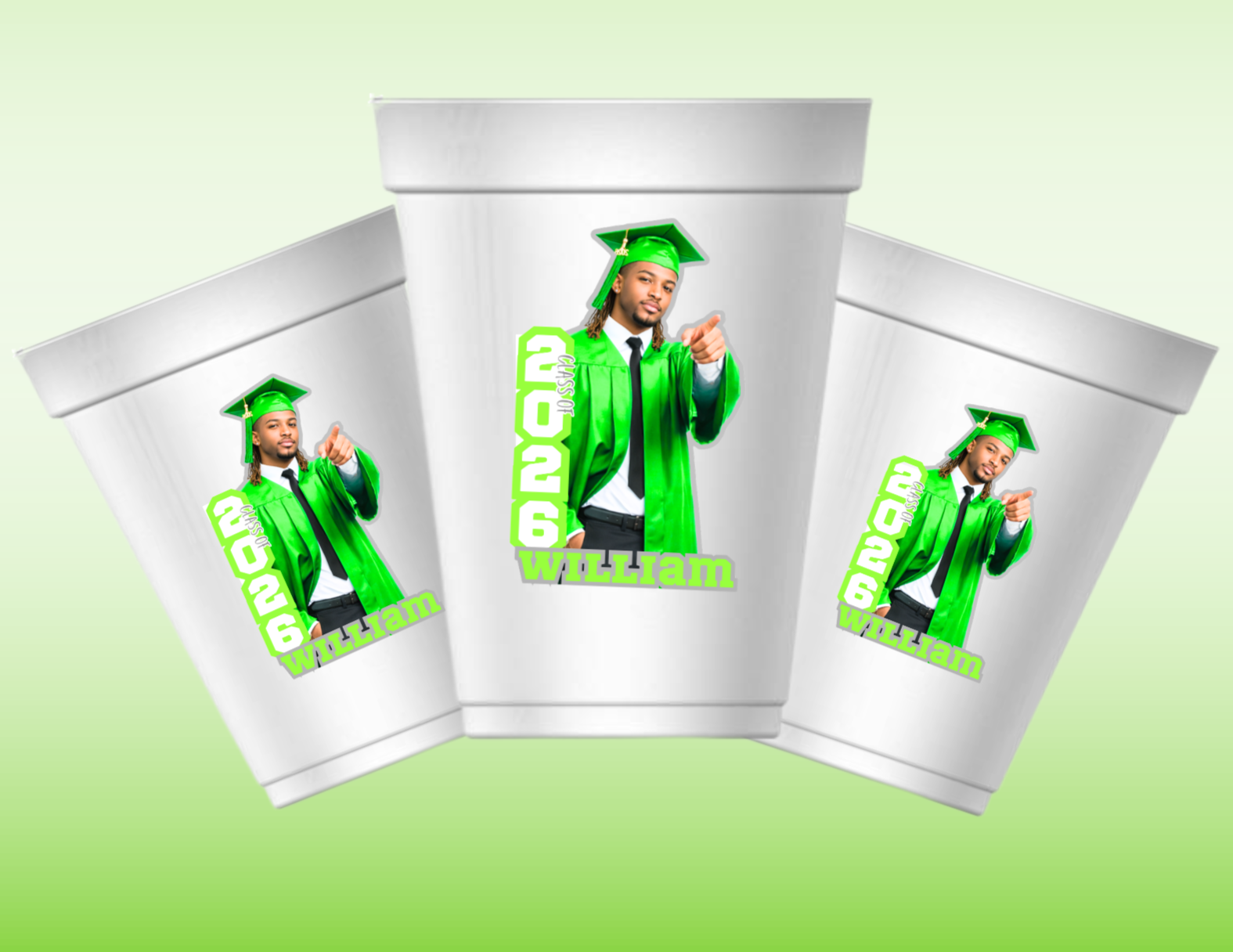 Stadium 16 oz Plastic Graduation Cups (5 qty)
