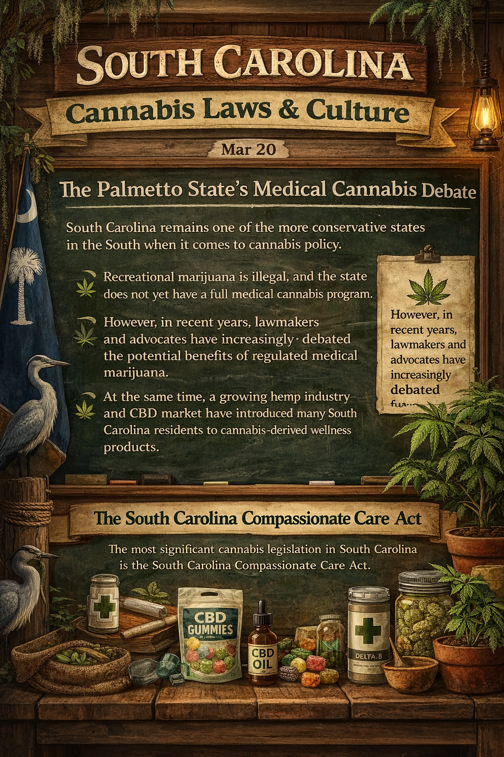 South Carolina Cannabis Laws &amp; Culture