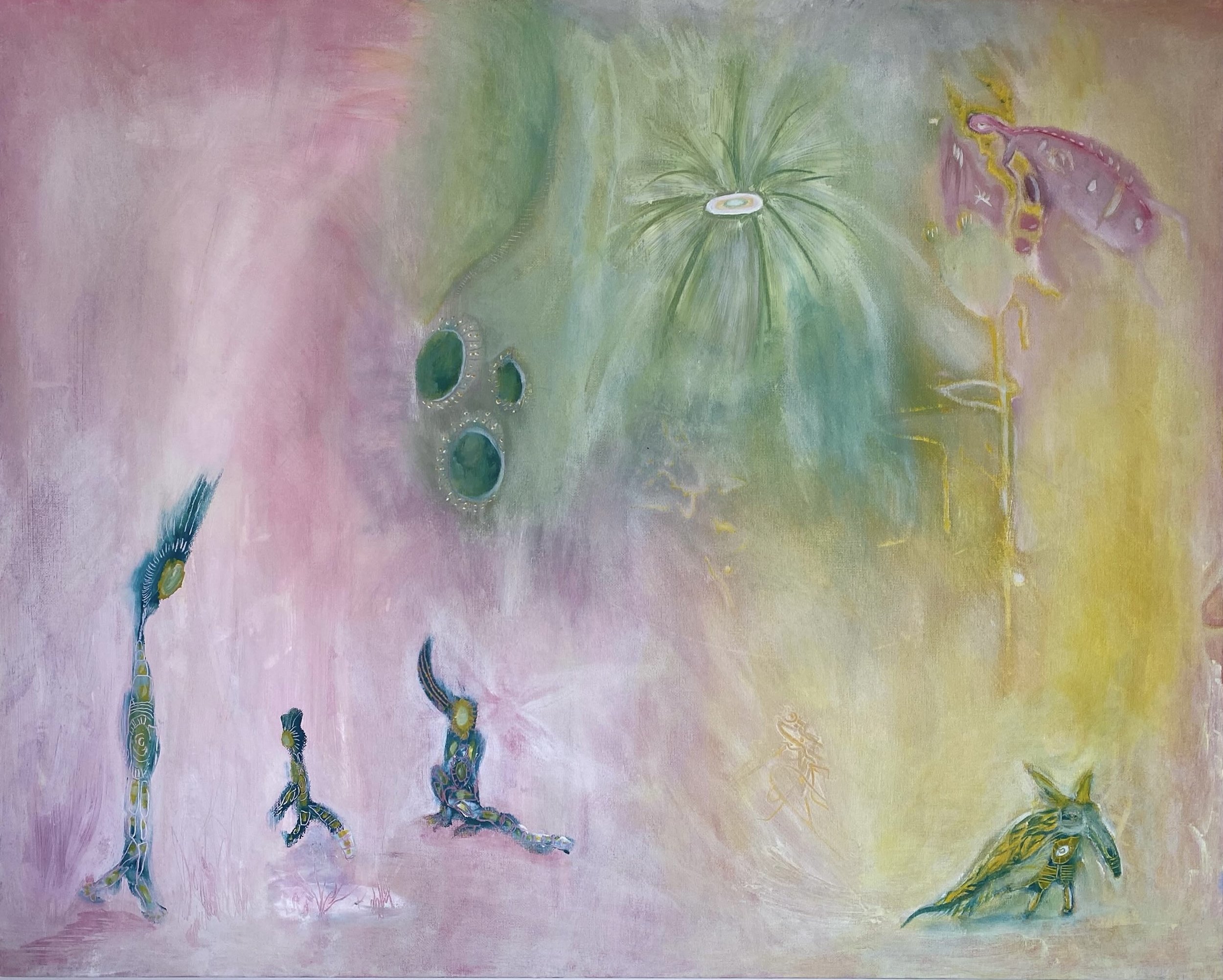 Beyond Sun, 2026,, 60cm H x 76cm W, acrylic on canvas