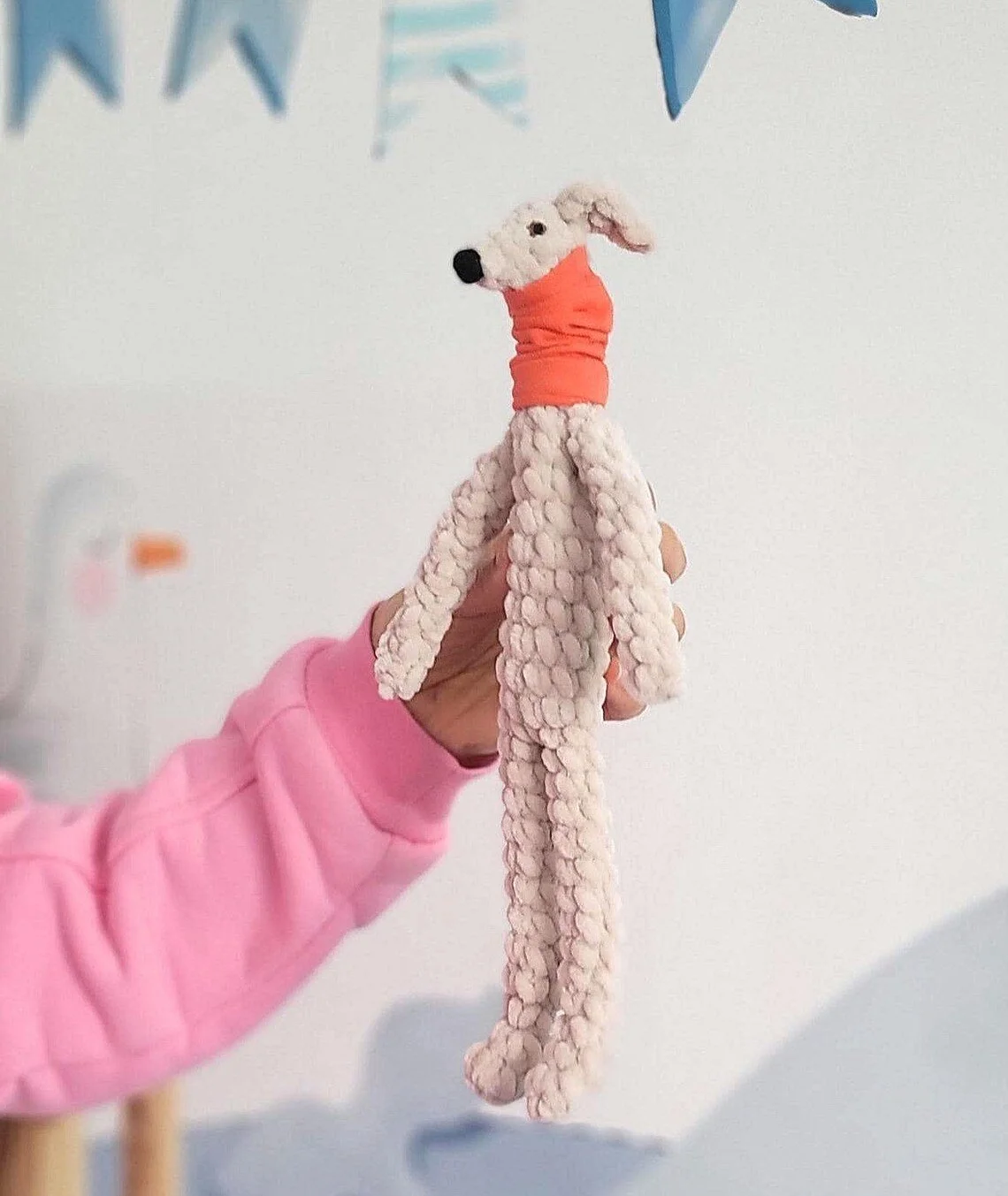 Handmade Whippet Dog Toy