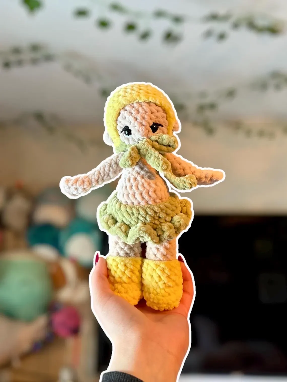 Crochet Lemon Plush – Handmade Amigurumi
