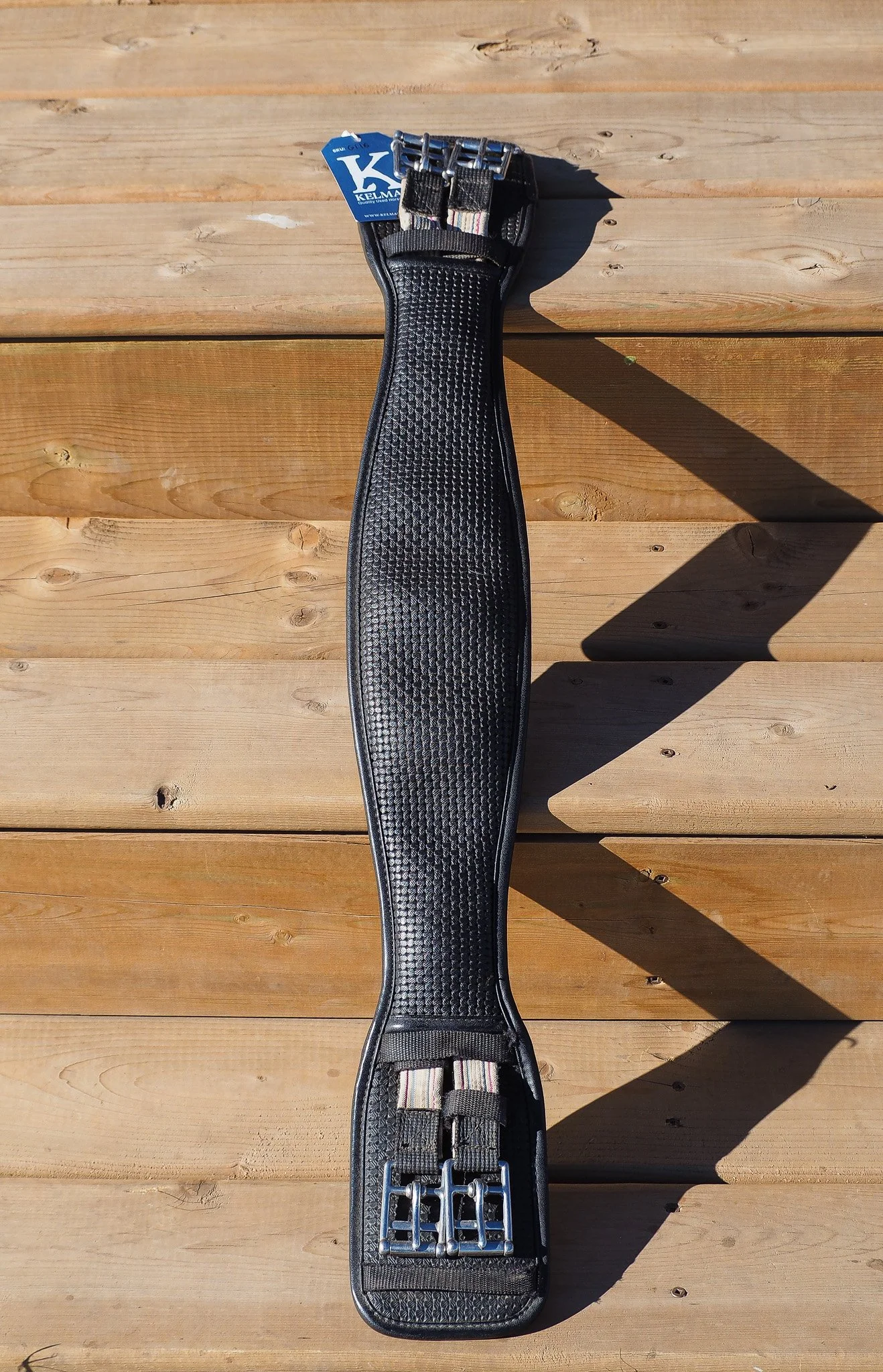 Black Dressage Girth w/ Elastic 26